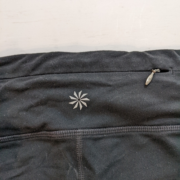 Athleta Womens Medium Leggings Yoga Pants Athleticwear Back Pocket - Picture 5 of 7